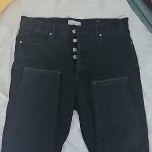 LOFT High Rise Black Jeans
